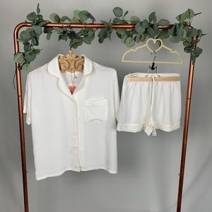 White Bridal Pajamas